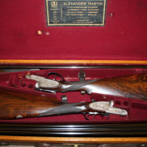 Pair of 12g sidelock ejectors by Alex Martin 28
