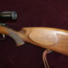 .25-06 bolt action rifle by Mannlicher with sound moderator