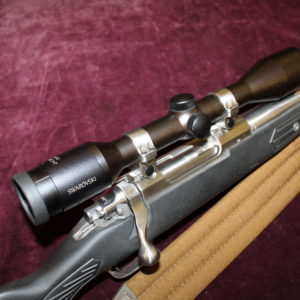 .223 bolt action rifle by Ruger with scope