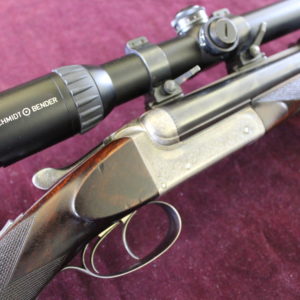 9.3x74 double rifle by John Dickson with 28" barrels