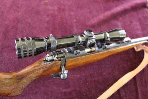 .22 bolt action rifle by BRNO with scope