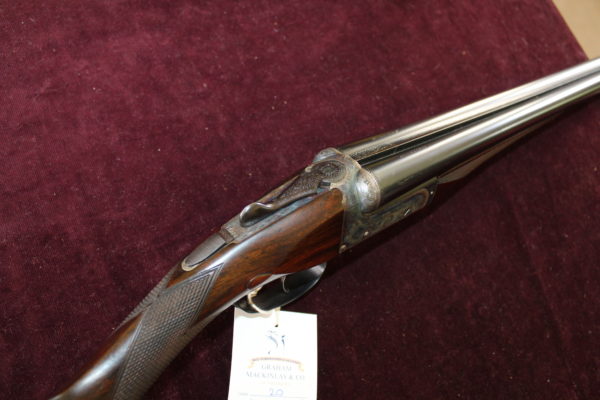 20g A&D ejector by Webley & Scott with 26" x 2 3/4" barrels