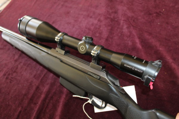 .308 bolt action rifle by Tikka with Schmidt & Bender 8 x56 scope