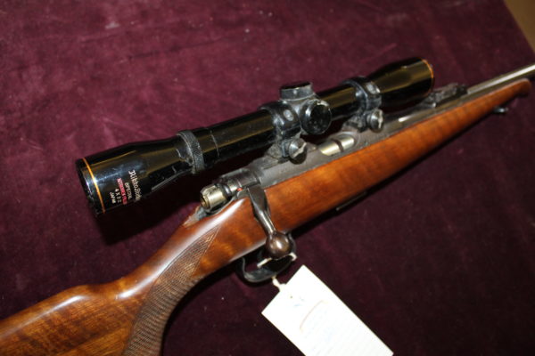 .22 bolt action rifle by BRNO with Nikko Stirling 4x32 scope