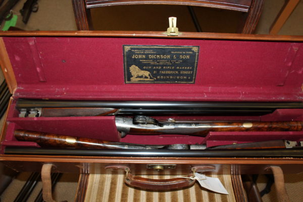 Pair of 12g Round Actions by John Dickson & Son 28" x 2 1/2" barrels