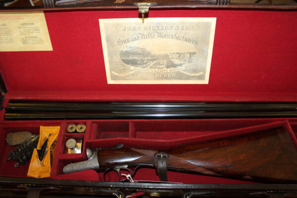 12g Round Action by John Dickson & Son - 27 x 2 1/2" barrels