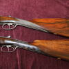 Pair of 12g round actions by James MacNaughton 30 x 2 1/2" barrels